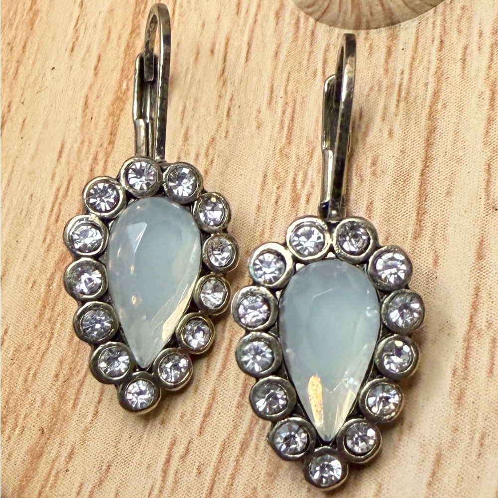 Jessica Simpson Teardrop Earrings with Leverback Earwires